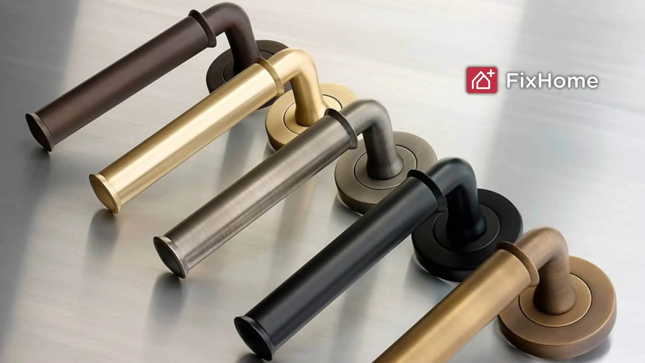 Door handle in various colors