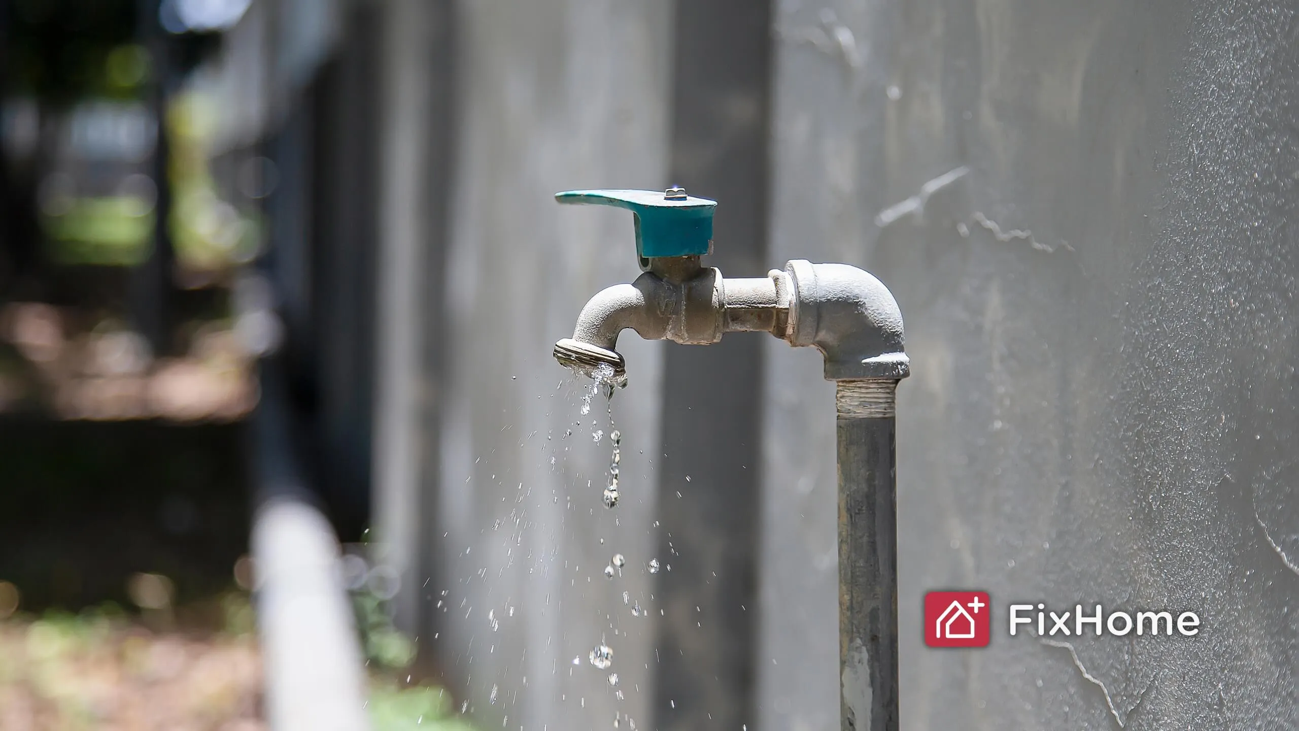 Outdoor tap turn off checking