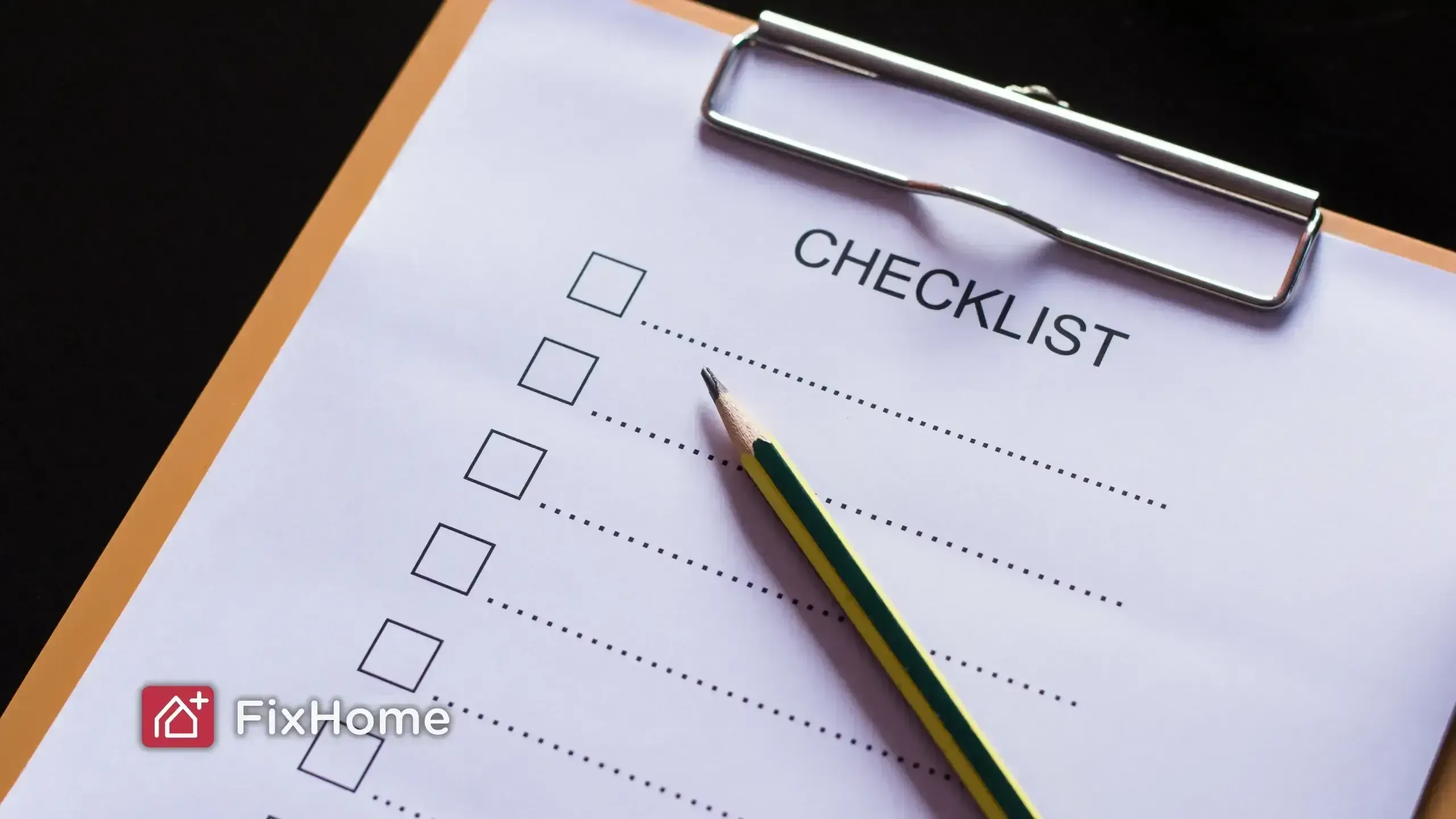 Checklist-paper and a pencil