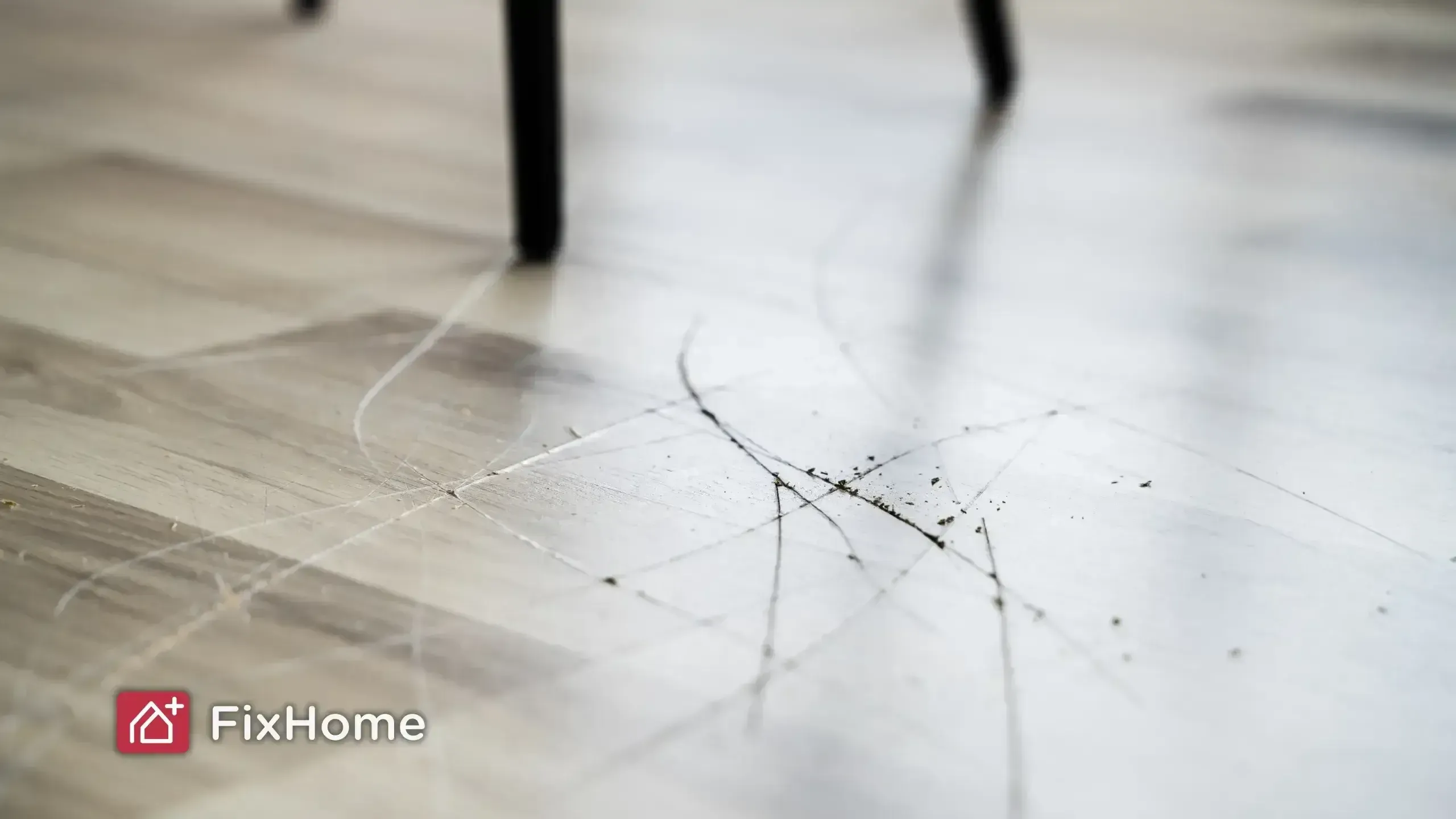 Scratched Laminate Floor Damage