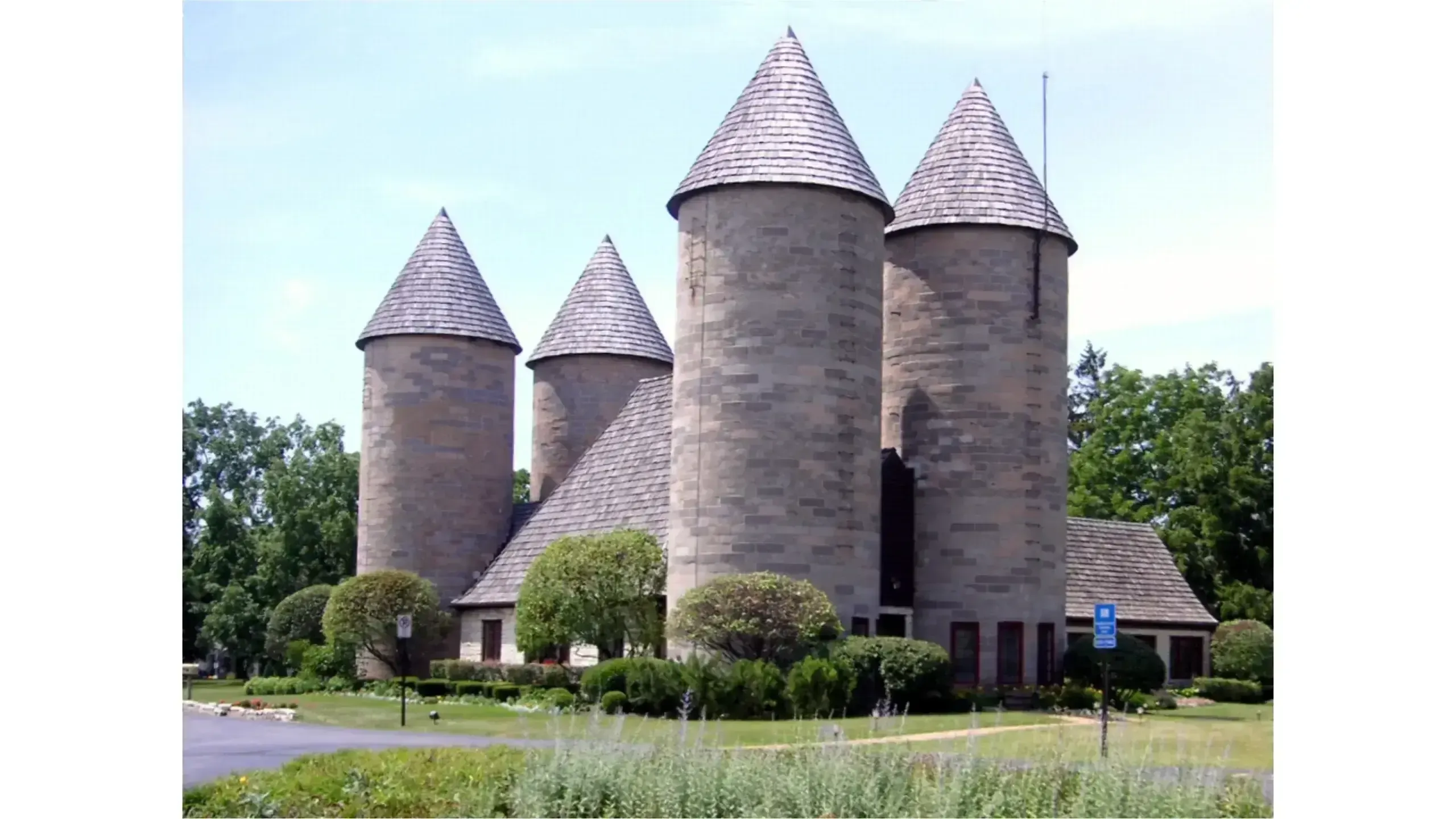 Village Hall (Four Silos) in Inverness, IL