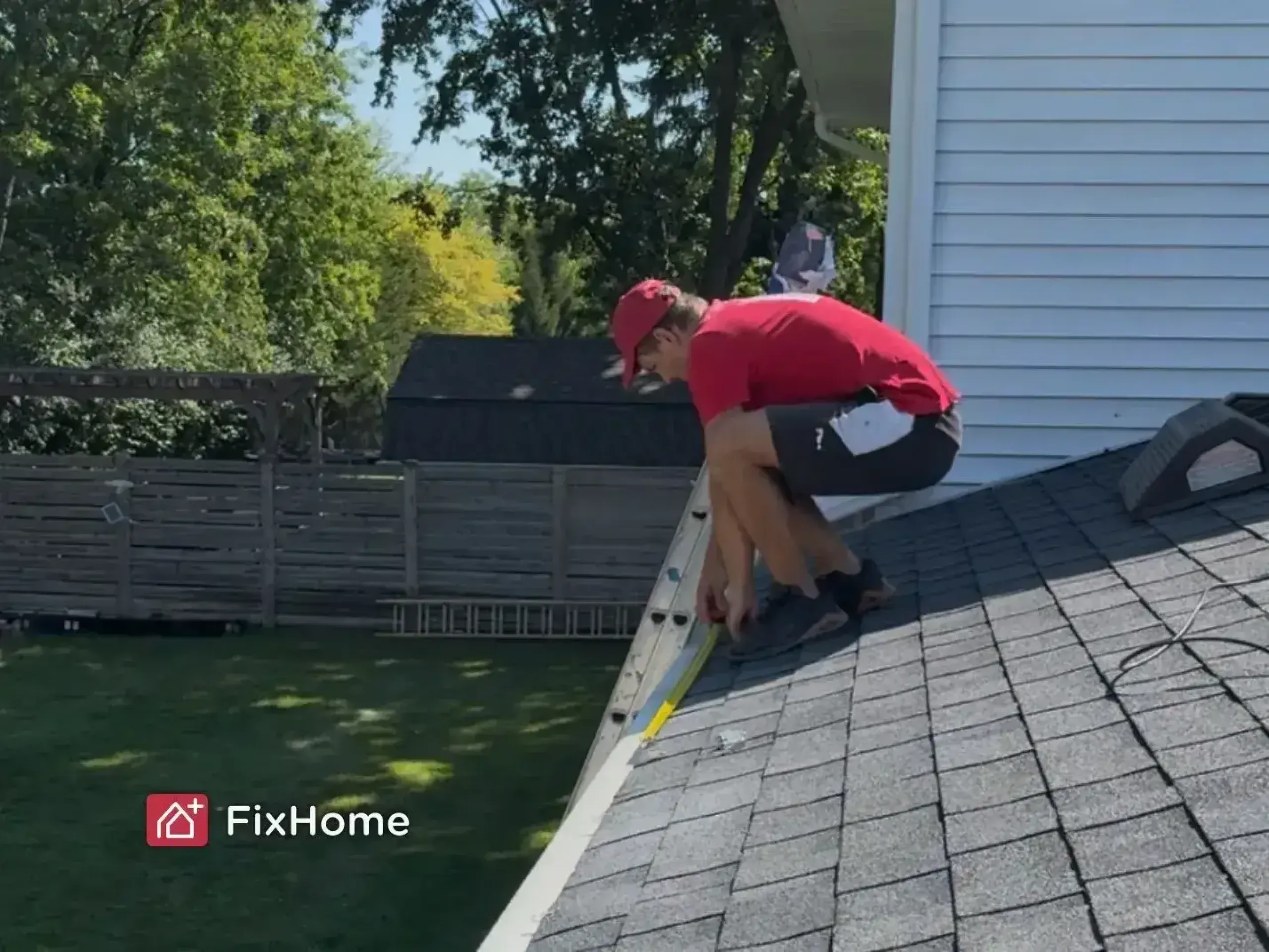 Measuring clip spacing to prevent ice dams on a Deerfield, IL roof