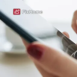 Close up of hands using a smartphone